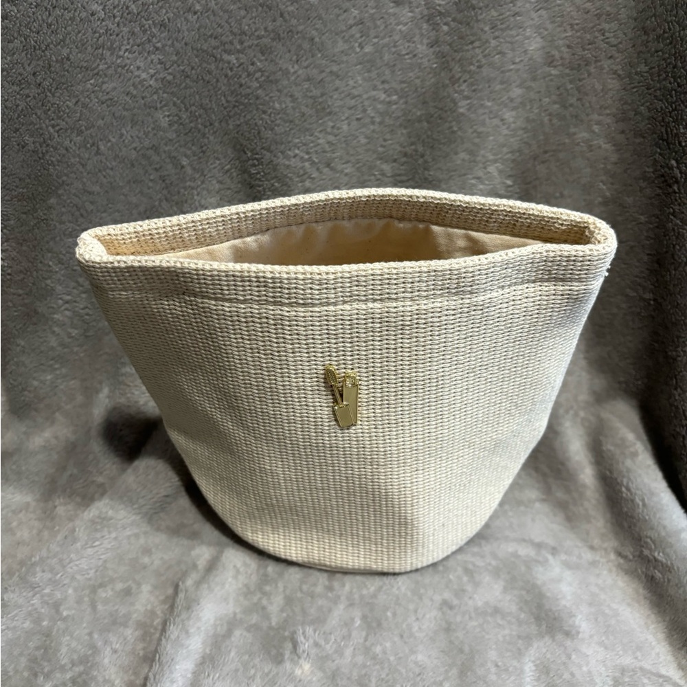 GIFT with any purchase! Beige Drawstring Cosmetic Bag